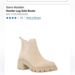 Steve Madden Howler lug sole boots